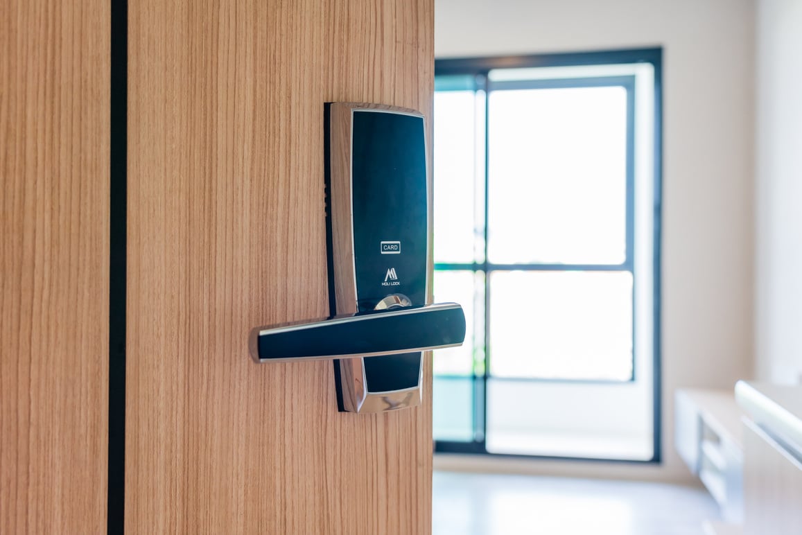 Door With Digital Door Lock