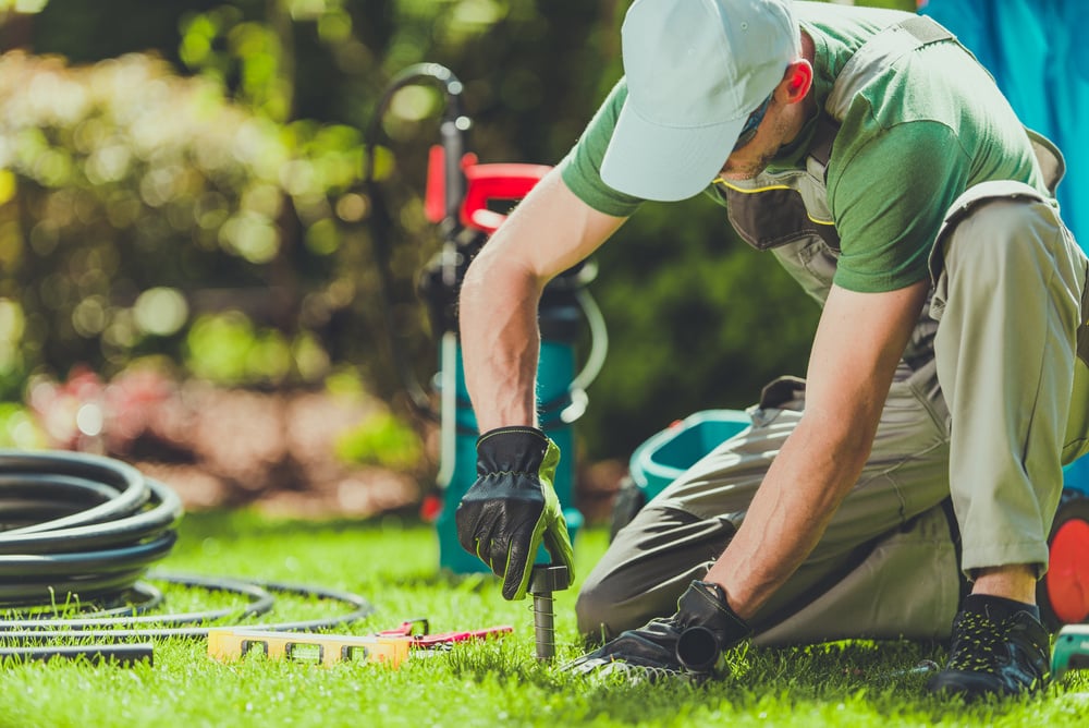 Grass Sprinklers Installation